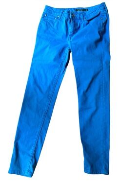Ralph Lauren Teal Blue high waisted jeans